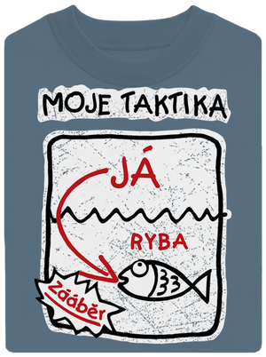 Rybářská taktika unisex mikina bez kapuce Nordic Blue