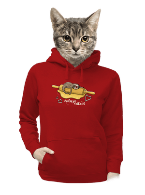 Miluju válení dámská mikina klokanka Red Mal