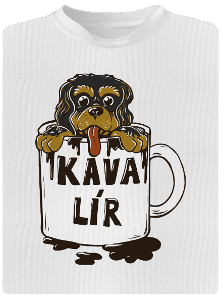 Kávalír pánské sportovní tričko White