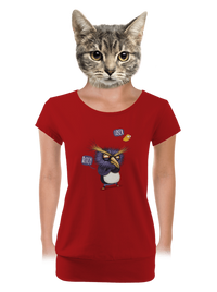 dámské tričko s lemem