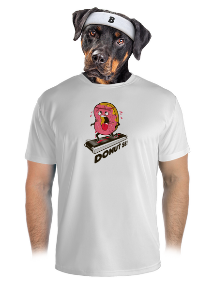 Donuť se pánské sportovní tričko White