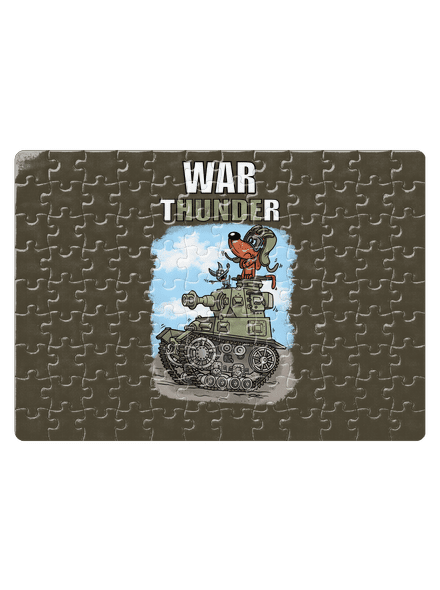 War Hunde puzzle White