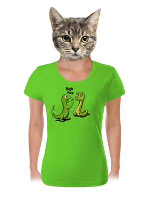 High Five dámské tričko Apple Green