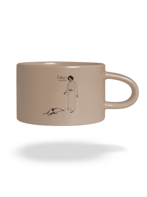 Luke a Leia hrnek makronka Brown Macaron