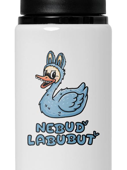Nebuď labubuť lahev na vodu White