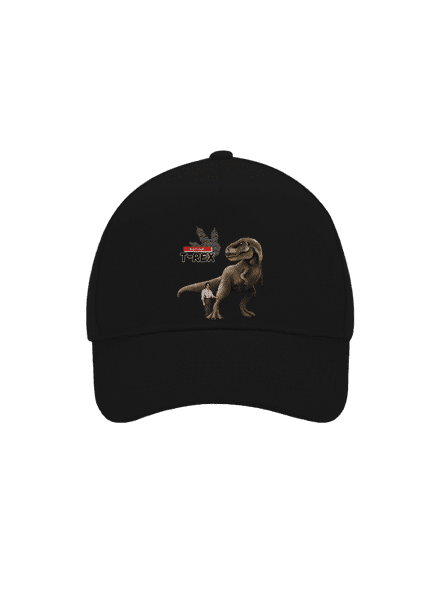 Komisař T-Rex kšiltovka baseballka Black