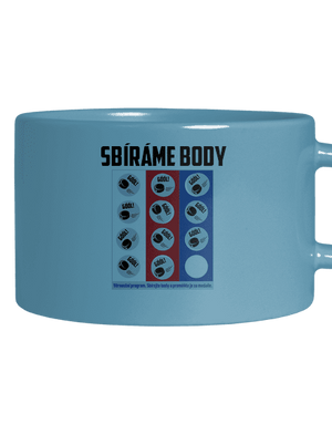Sbíráme body - hokej hrnek makronka Blue Macaron