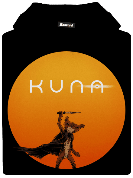 Kuna dětská mikina klokanka Black