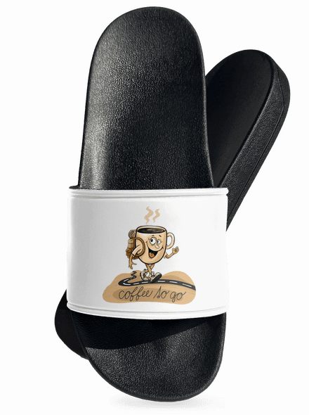 Coffee to go pantofle White