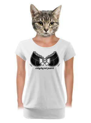 dámské tričko s lemem