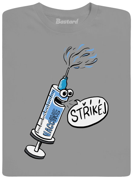 Stříkej pánské tričko Sport Grey