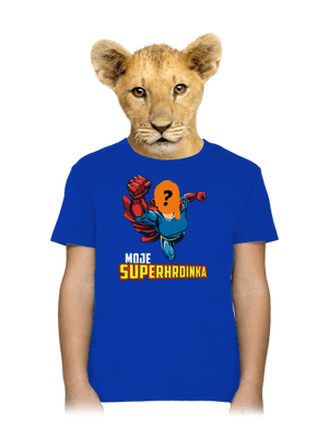 Moje superhrdinka dětské tričko Royal Blue