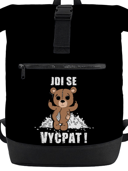 Jdi se vycpat batoh Black