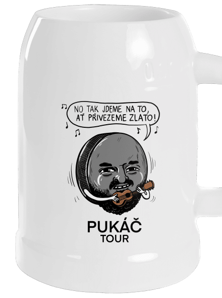 Pukáč tour půllitr White