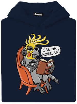 Korelax pánská mikina klokanka Navy