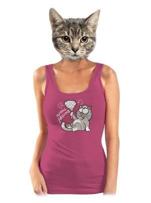 Macek a Micina dámské tílko klasické Magenta