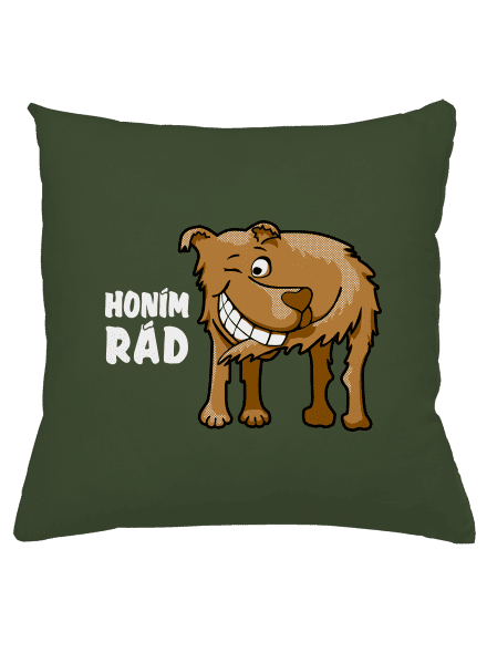 Honím rád polštář Olive Green