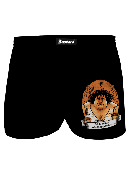 B14: Slunce seno jahody pánské trenky Black