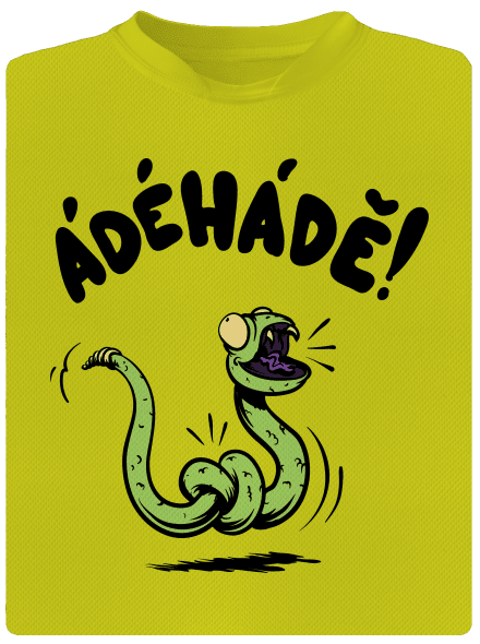 Ádéhádě dětské sportovní tričko Neon Yellow