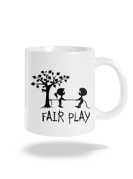Fair play klasický hrnek White