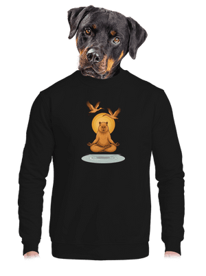unisex mikina bez kapuce