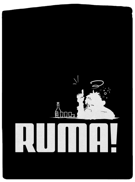 Ruma pánská mikina na zip Black