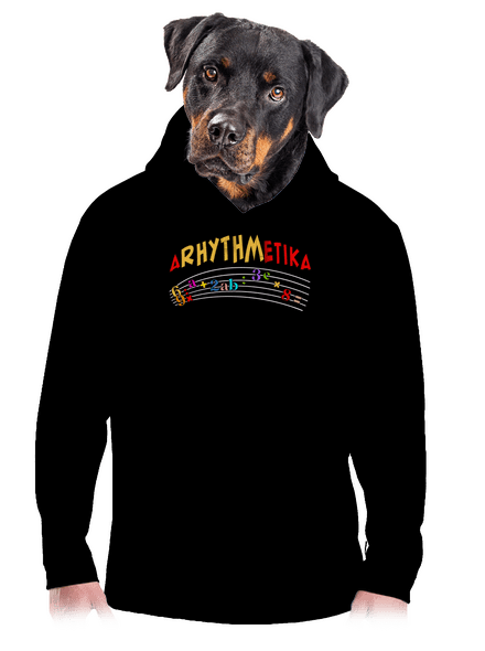 Arhythmetika pánská mikina klokanka Black