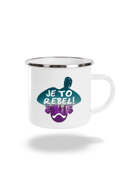 Je to rebel plecháček White