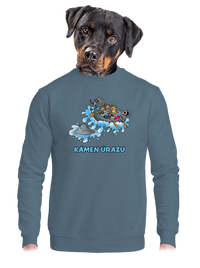 unisex mikina bez kapuce