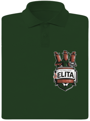 Fotbalová jelita pánská polokošile Bottle Green Mal