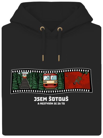 Jsem šotouš unisex mikina premium Dark Black