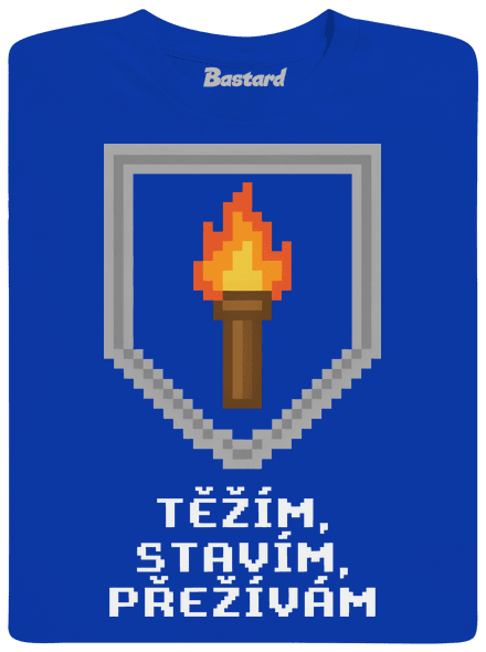 Těžím, stavím dětské tričko Royal Blue