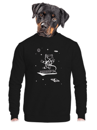 unisex mikina bez kapuce