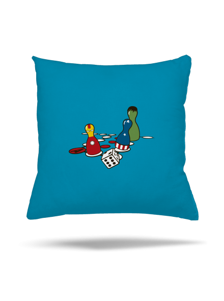 Superhrdino nezlob se polštář Blue Turquoise