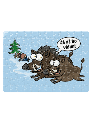 Já už ho vidím puzzle White