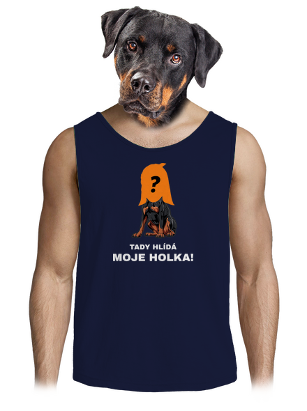 Tady hlídám já pánské tílko French Navy
