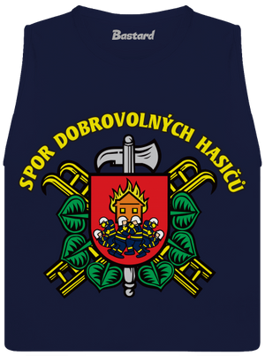 Spor dobrovolných hasičů dámské tílko volné Navy