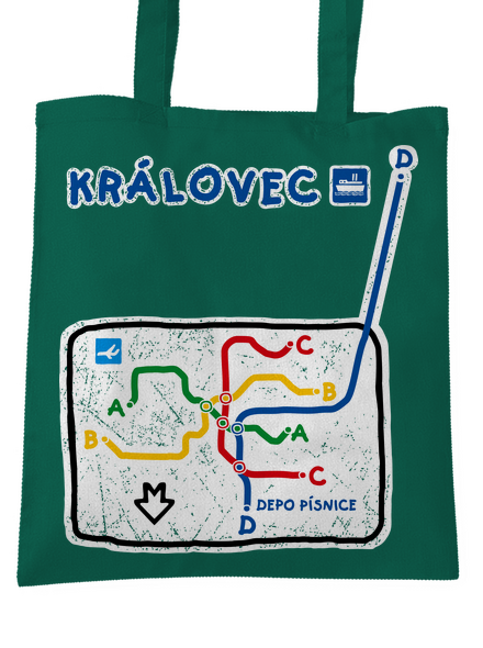 Metro Královec taška Bottle Green WM