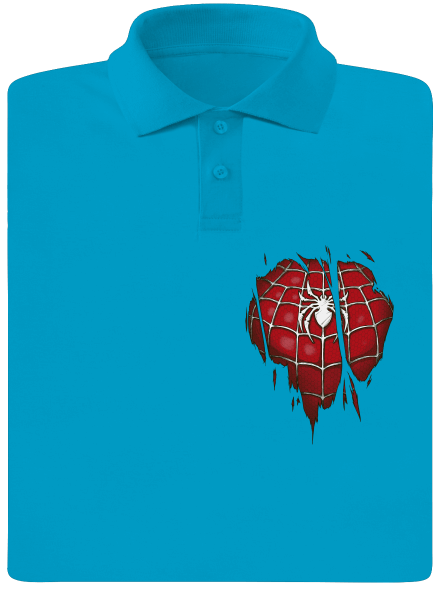 Spider Inside pánská polokošile Blue Atol