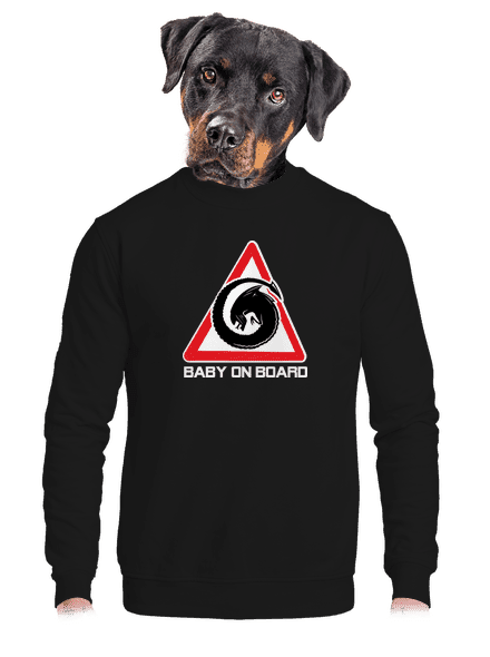 Alien inside unisex mikina bez kapuce Black