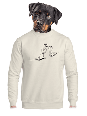 unisex mikina bez kapuce