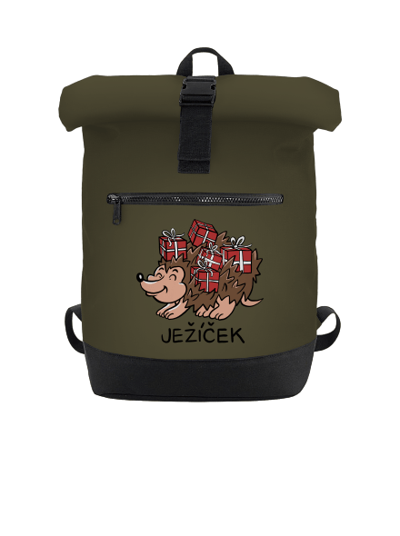 Ježíček batoh Military Green
