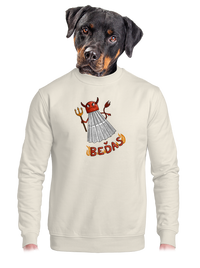 unisex mikina bez kapuce