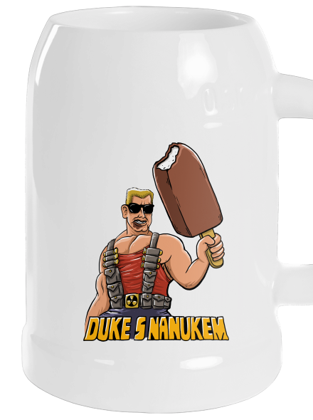Duke s nanukem půllitr White
