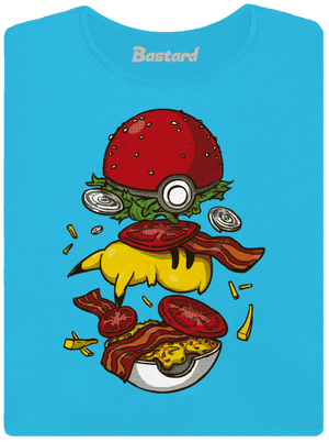 Pokémon burger dámské tričko Blue Atol