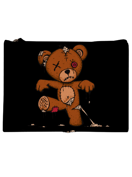 Zombie teddy taštička Black