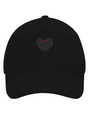 Mé srdce patří kšiltovka baseballka Black
