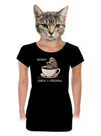 dámské tričko s lemem