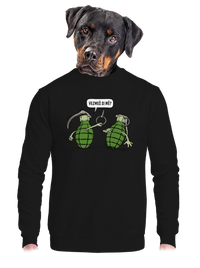 unisex mikina bez kapuce