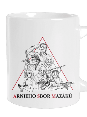 Arnieho sbor mazáků  velký hrnek White